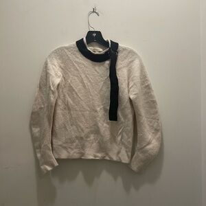 Dorothea Schumacher Cashmere Neck Tie Sweater